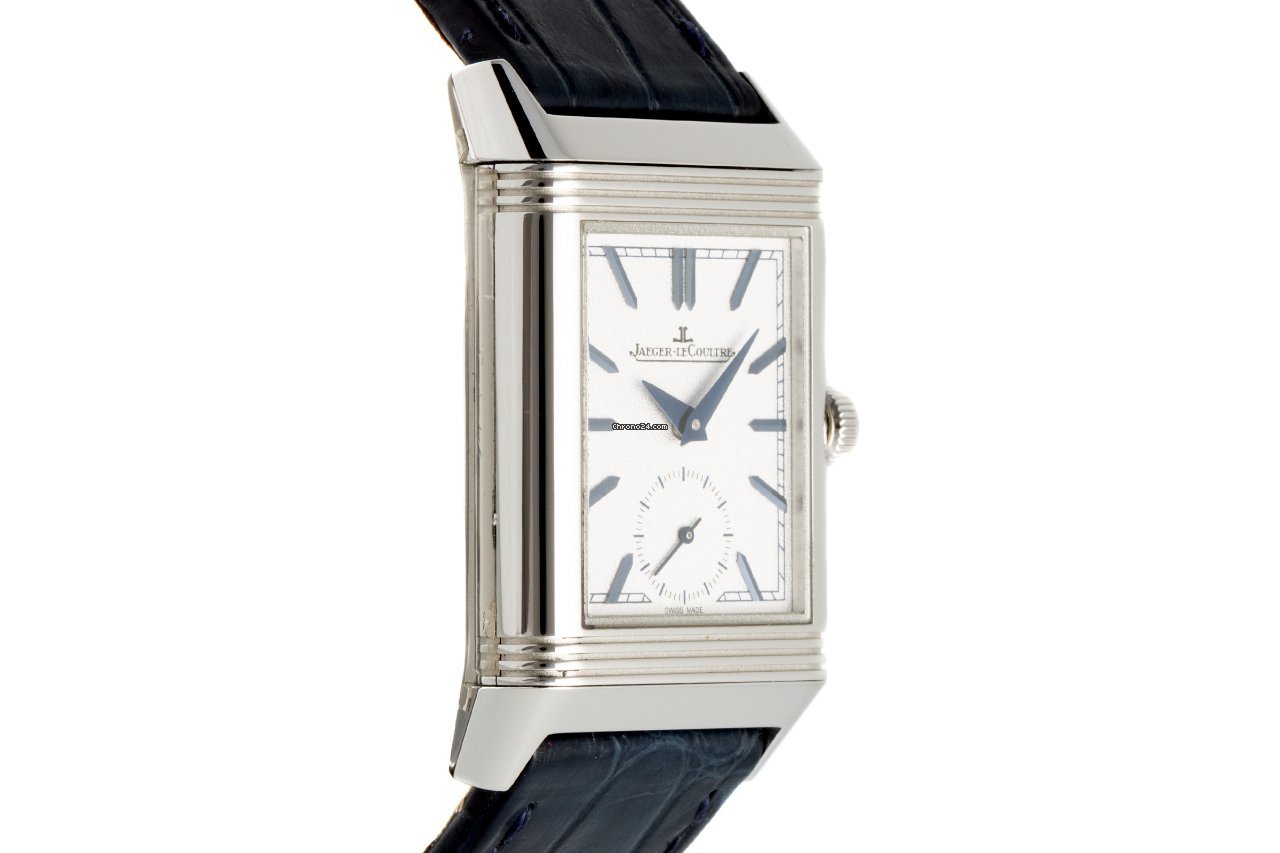 Jaeger-LeCoultre Reverso Duoface Mens watch Unisex Manual winding Steel 213.8.D4 Replica 4