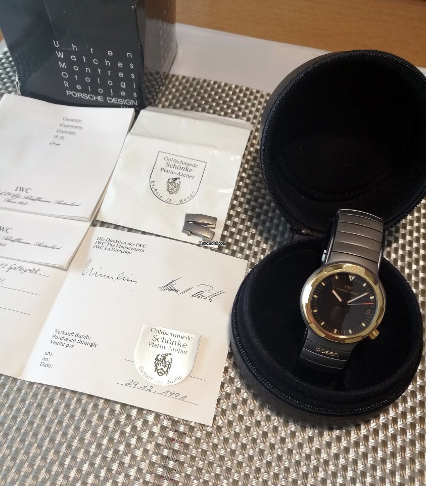 IWC Porsche Design Mens watch Unisex Automatic Titanium 35031 Replica 4