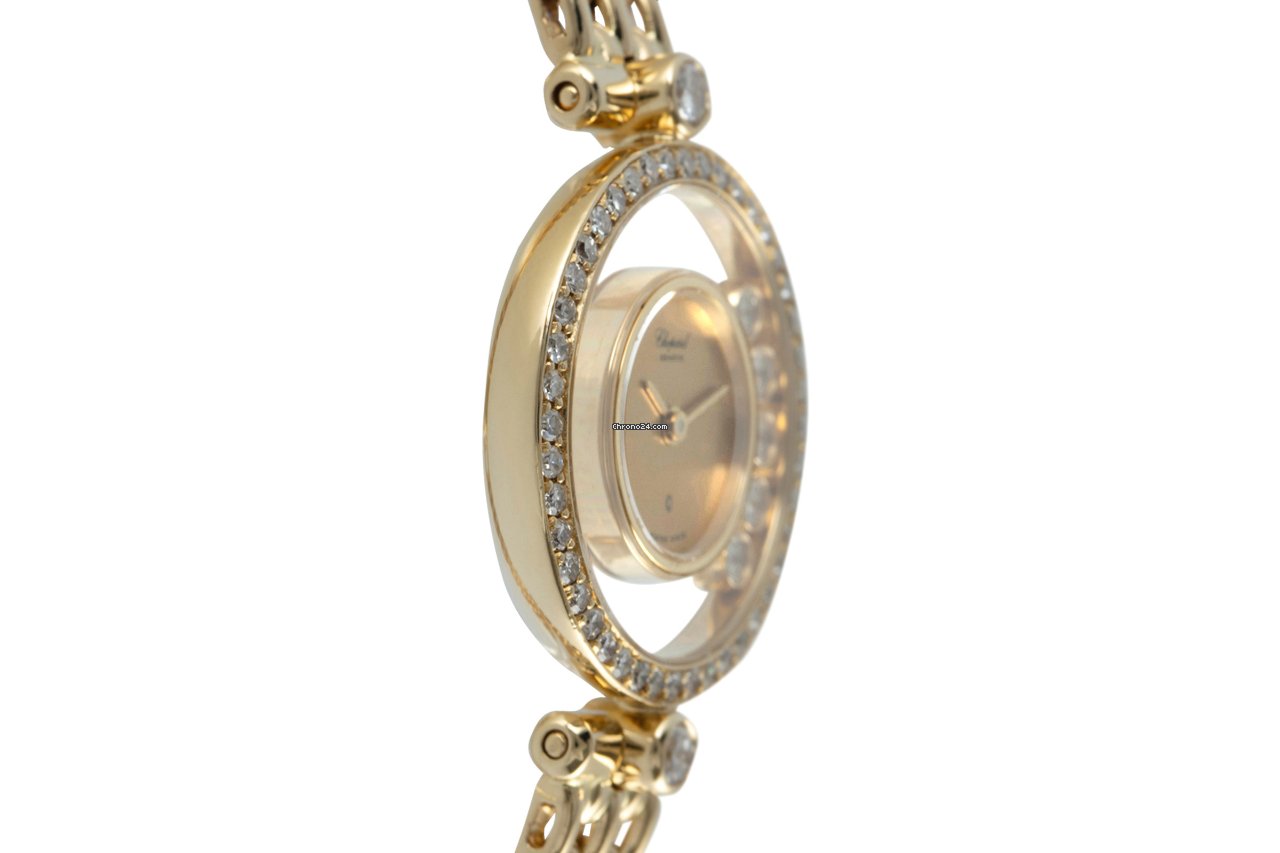 IMG_9081 Chopard Happy Diamonds Womens watch Quartz Yellow gold 20 3926 Replica 4