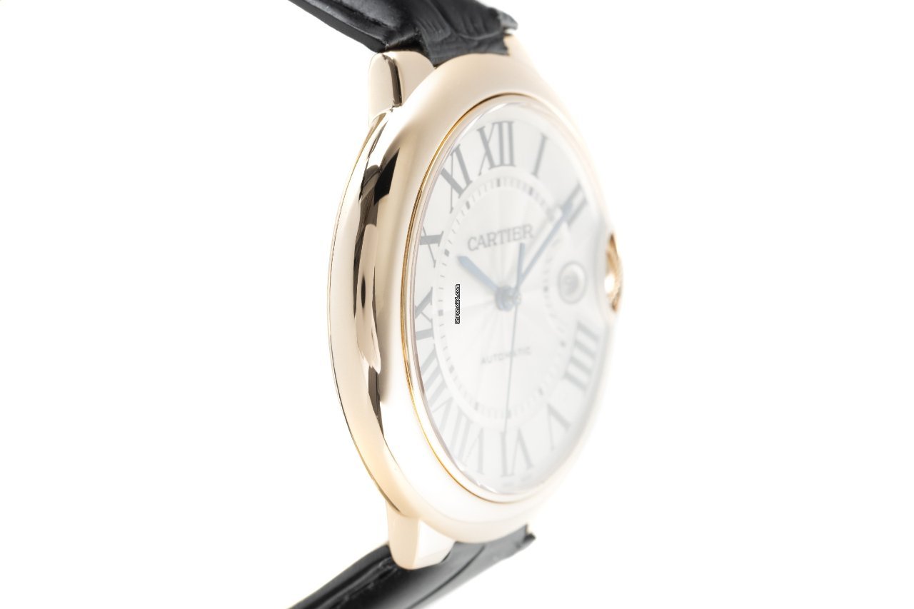 Cartier Ballon Bleu Mens watch Unisex Automatic Red gold 2999 Replica 4