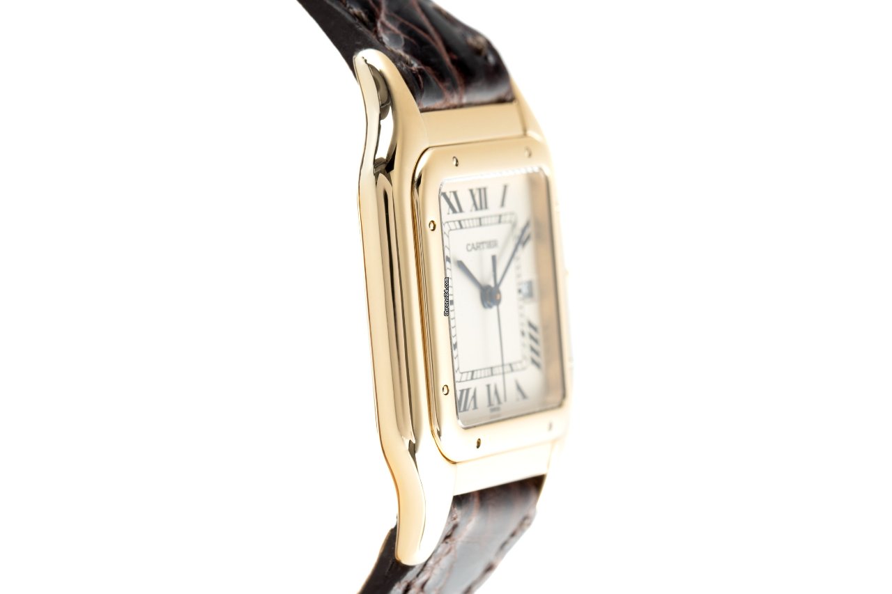 IMG_9081 Cartier Panthere Mens watch Unisex Quartz Yellow gold 8839 Replica 4