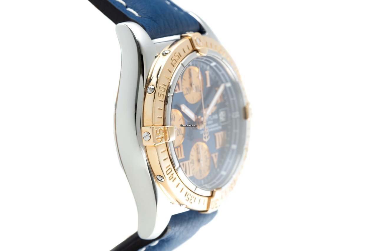 IMG_9081 Breitling Chrono Cockpit Mens watch Unisex Automatic Gold Steel C13358 Replica 4