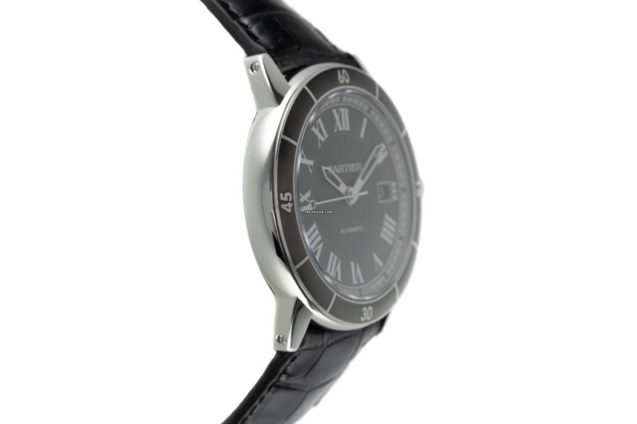 IMG_9081 Cartier Ronde Croisiere de Cartier Mens watch Unisex Automatic Steel 3886 Replica 4