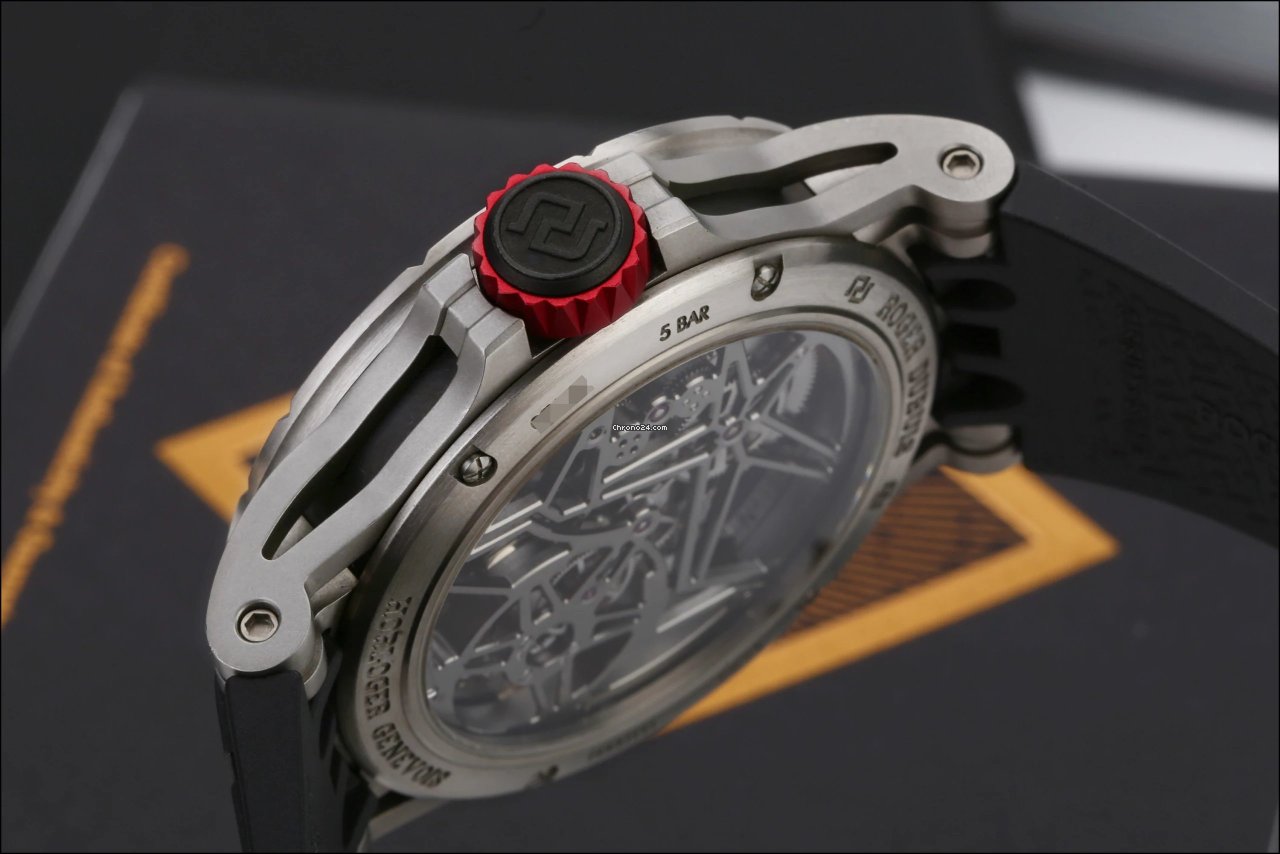 Roger Dubuis Excalibur Mens watch Unisex Manual winding Titanium RDDBEX0545 Replica 4