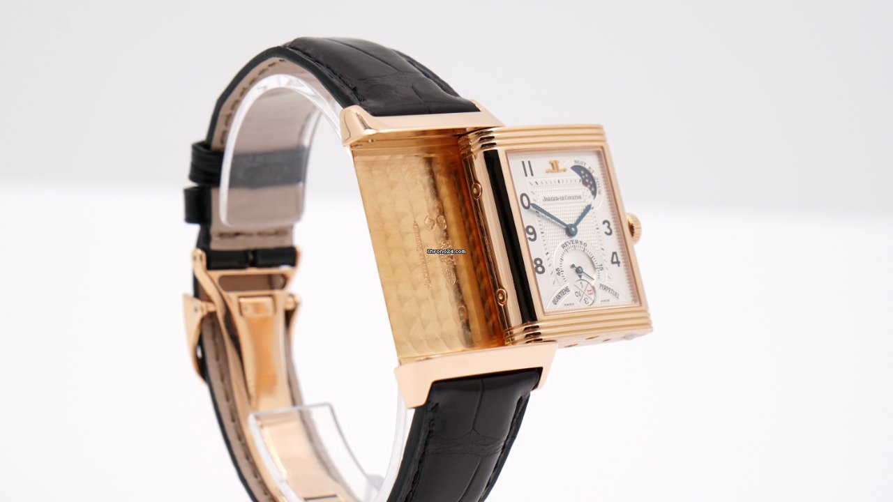 IMG_9081 Jaeger-LeCoultre Reverso Mens watch Unisex Manual winding Rose gold 270.2.55 Replica 4