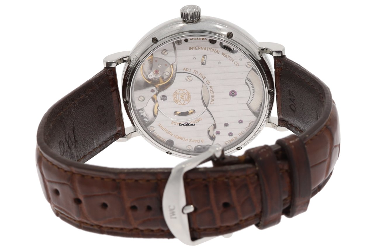 IMG_9081 IWC Portofino Hand-Wound Mens watch Unisex Manual winding Steel IW510106 Replica 4