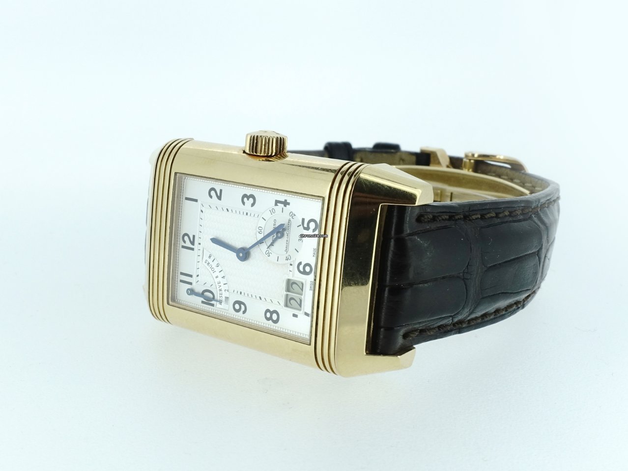 IMG_9081 Jaeger-LeCoultre Reverso Grande Date Mens watch Unisex Manual winding Rose gold 240.2.15 Replica 4