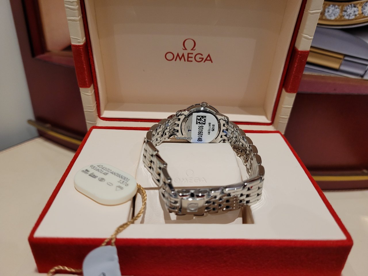 Omega De Ville Prestige Womens watch Quartz Steel 424.10.24.60.55.001 Replica 4