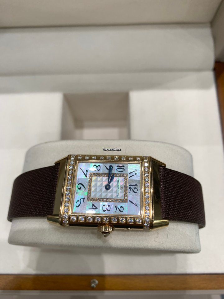Jaeger-LeCoultre Reverso Womens watch Manual winding Rose gold 269.2.54 Replica 4