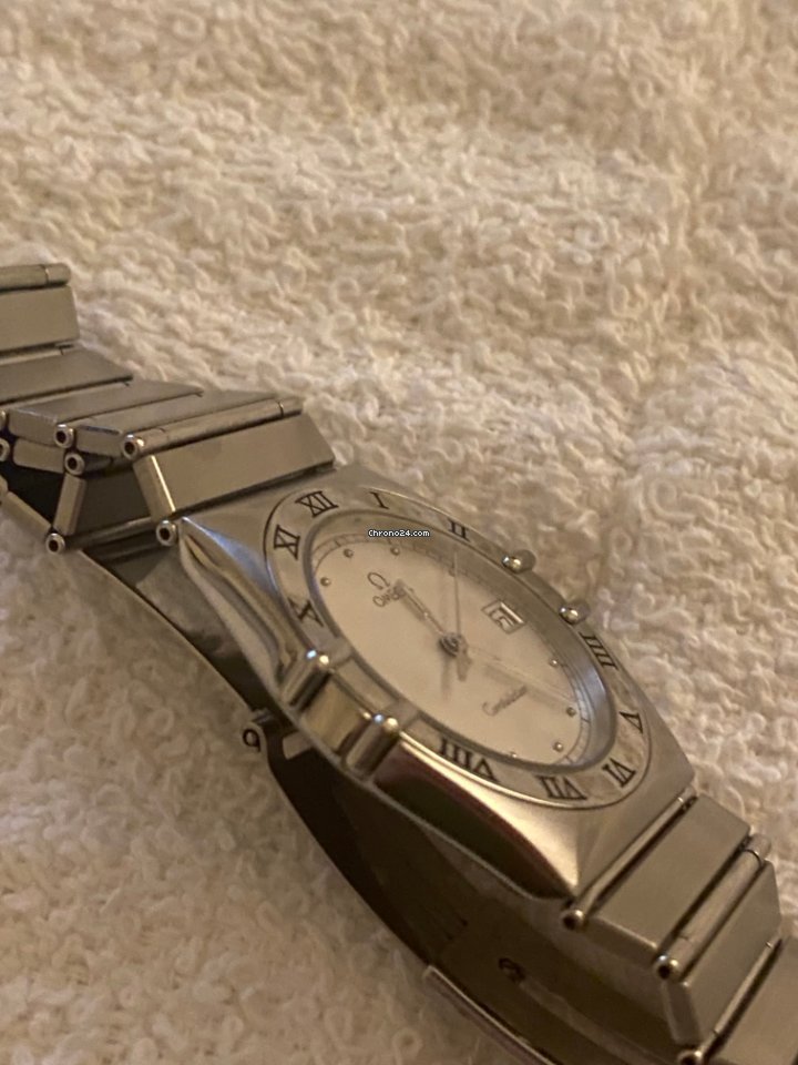 Omega Constellation Quartz Mens watch Unisex Quartz Steel 53428331 Replica 4