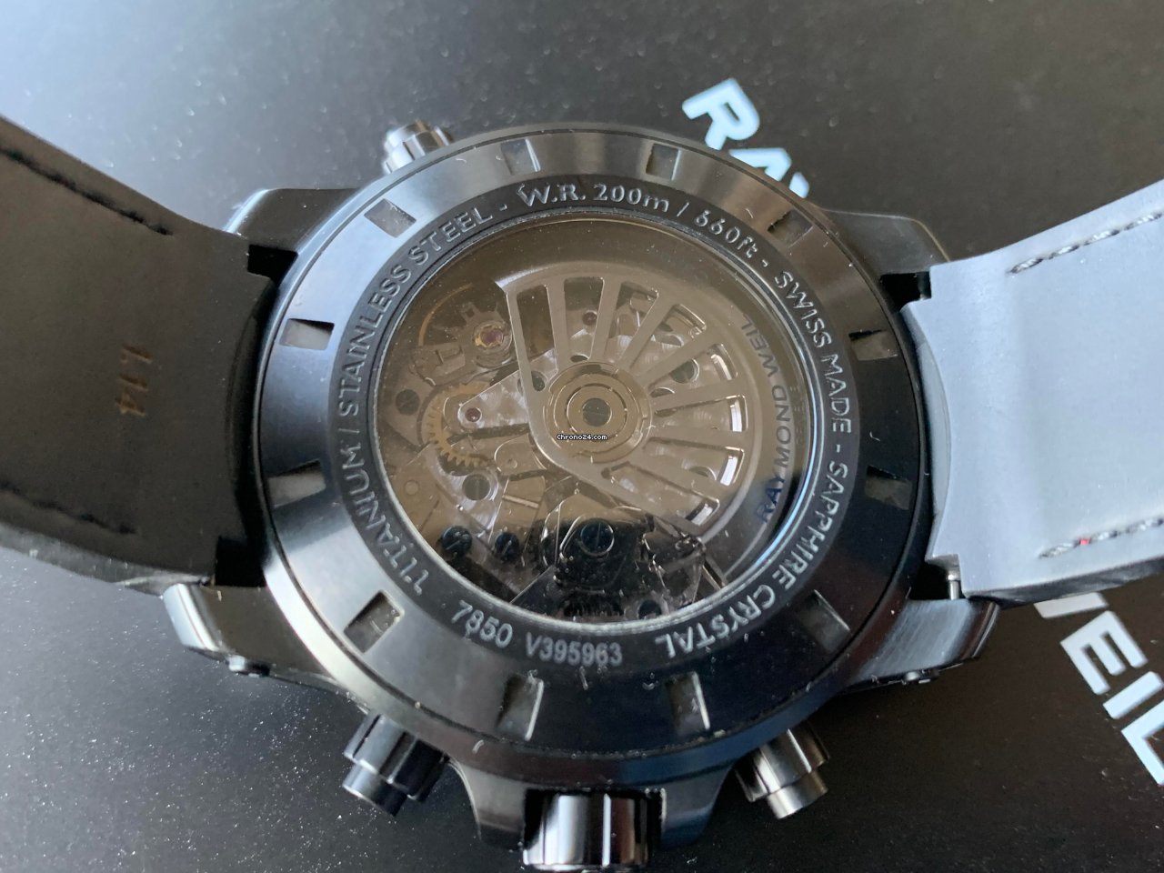 IMG_9081 Raymond Weil Nabucco Mens watch Unisex Automatic Titanium 7810-BSF-05207 Replica 4