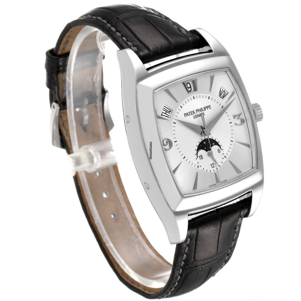 IMG_9081 Patek Philippe Gondolo Mens watch Unisex Automatic White gold 5135G Replica 4