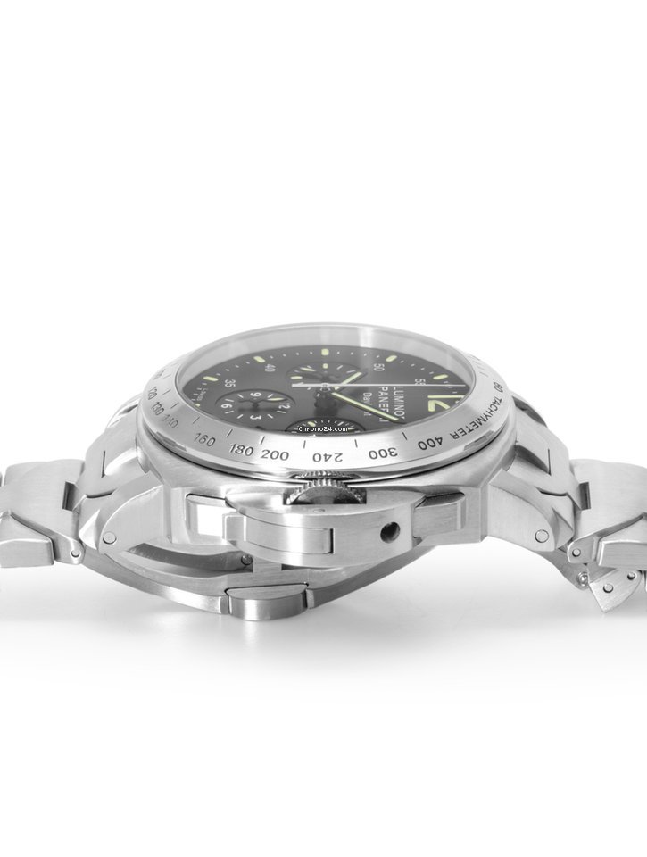 IMG_9081 Panerai Luminor Chrono Mens watch Unisex Automatic Steel PAM00236 Replica 4