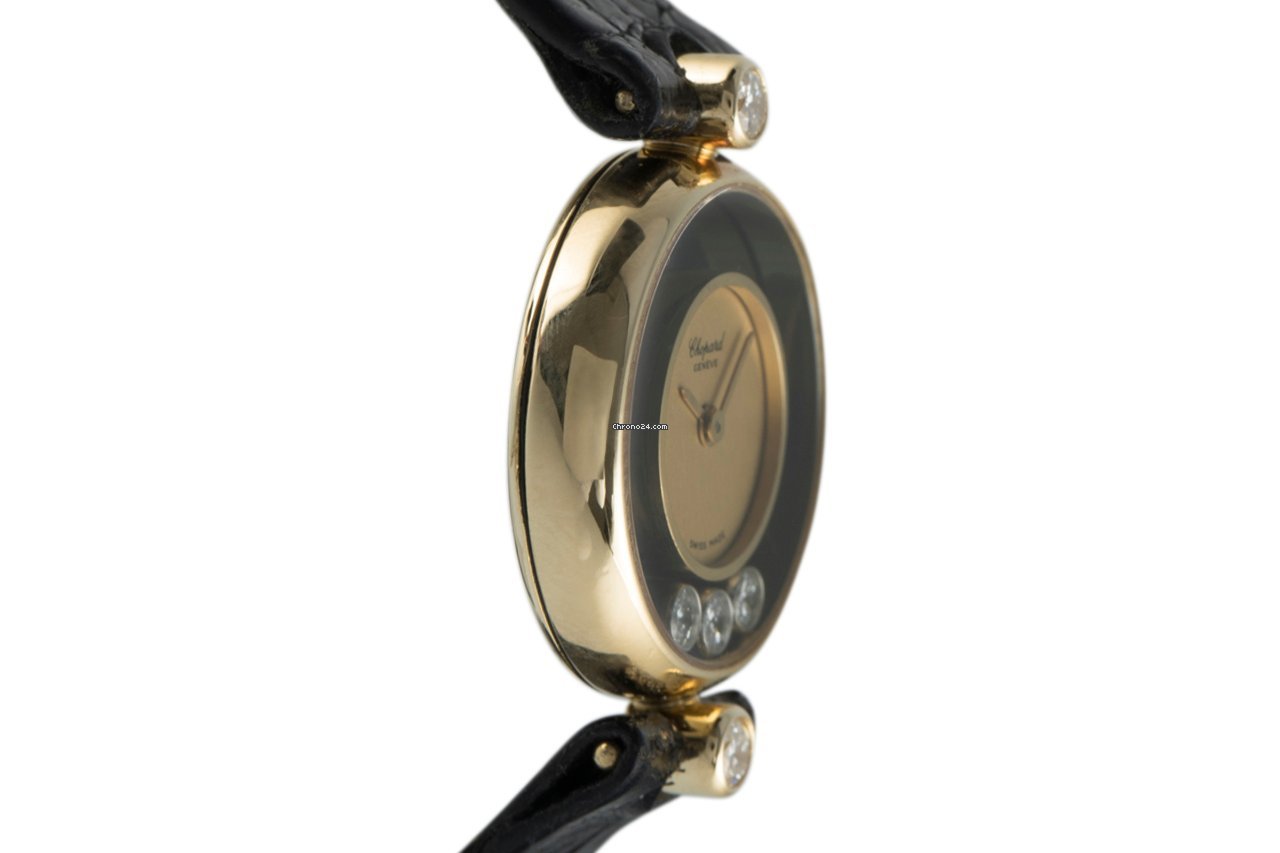 IMG_9081 Chopard Happy Diamonds Womens watch Quartz Yellow gold 20 3905 Replica 4