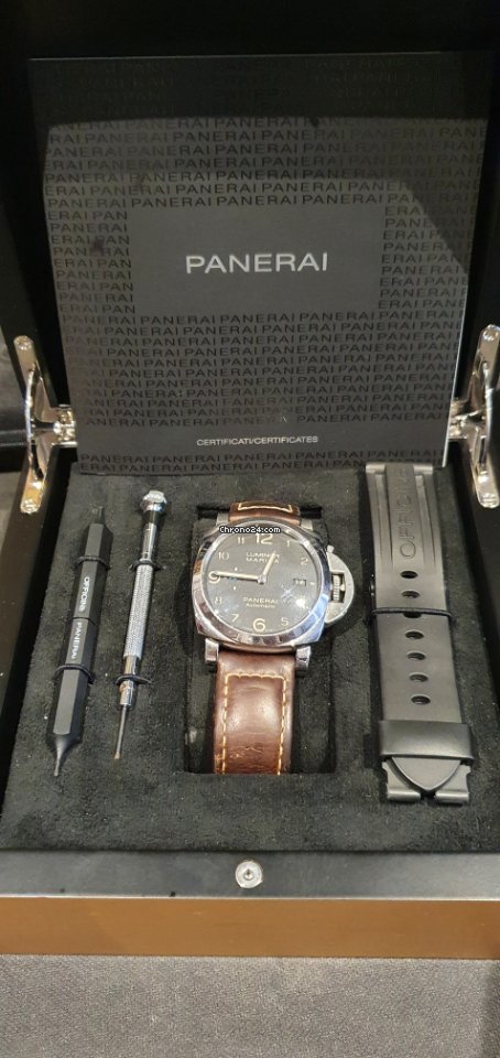 IMG_9081 Panerai Luminor Marina 1950 3 Days Automatic Mens watch Unisex Automatic Steel PAM 01359 Replica 4