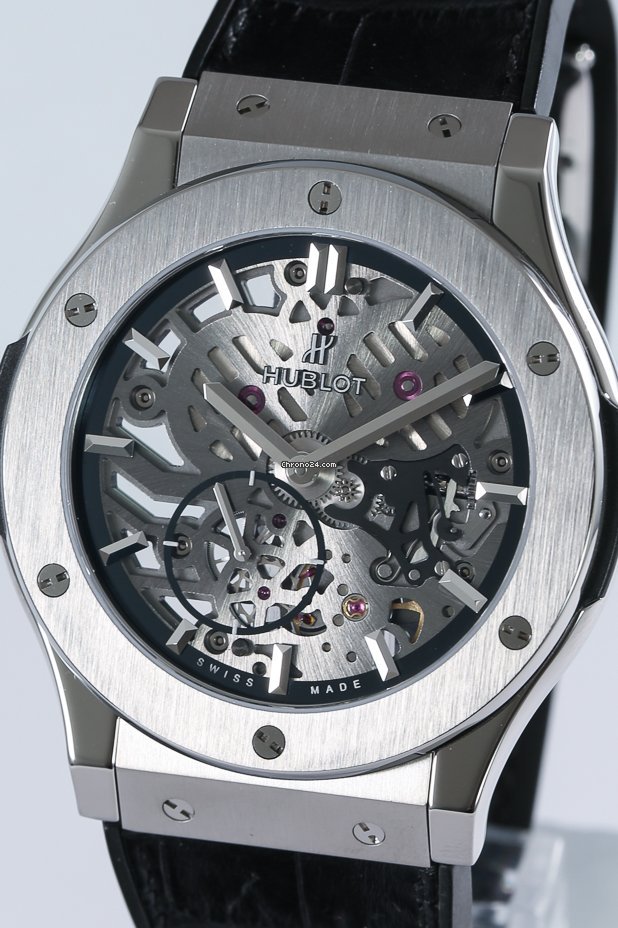 IMG_9081 Hublot Classic Fusion Ultra-Thin Mens watch Unisex Manual winding Titanium 515.NX.0170.LR Replica 4