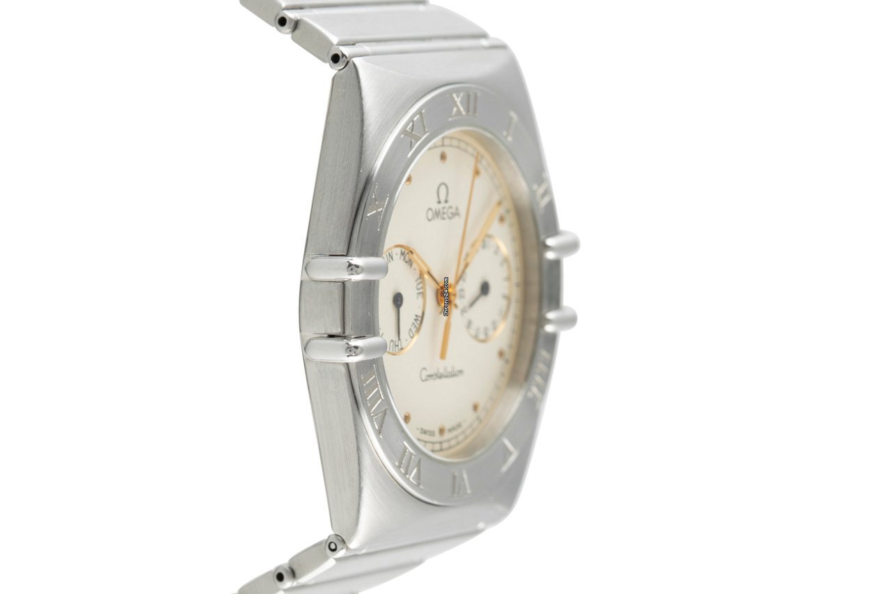 IMG_9081 Omega Constellation Day-Date Mens watch Unisex Quartz Steel 398.0869 Replica 4