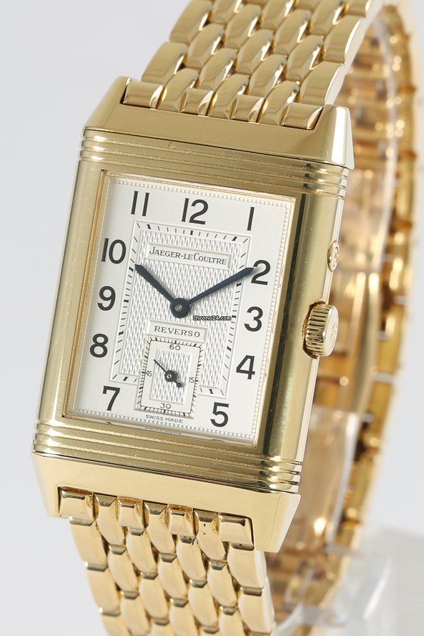 IMG_9081 Jaeger-LeCoultre Reverso Duoface Mens watch Unisex Manual winding Yellow gold 270.1.54 Replica 4