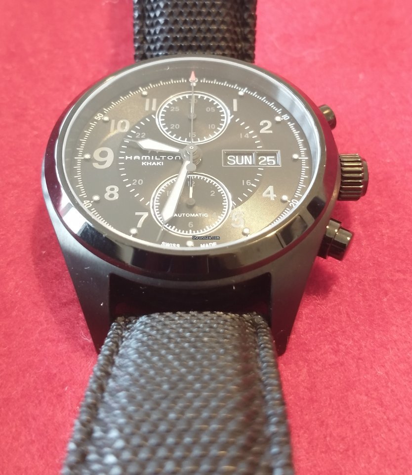 IMG_9081 Hamilton Khaki Field Day Date Mens watch Unisex Automatic Steel H71626735 Replica 4