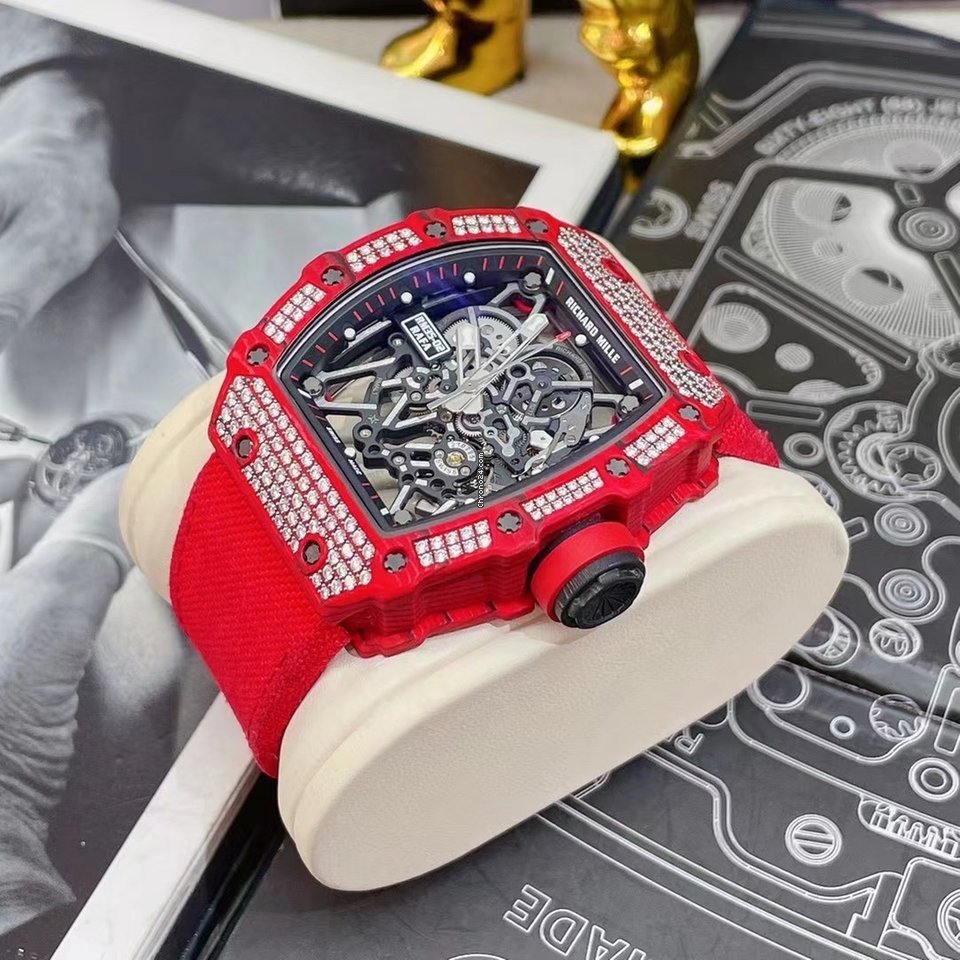 IMG_9081 Richard Mille RM 035 Mens watch Unisex Automatic Carbon RM035-02 Replica 4