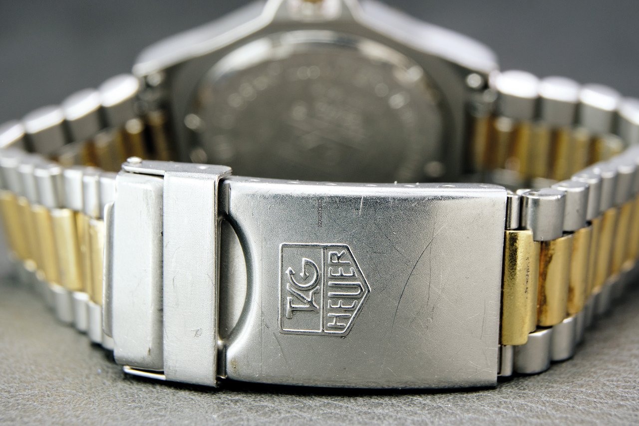 IMG_9081 TAG Heuer Mens watch Unisex Quartz Gold Steel Tag Heuer 3000 Professional 200m - 934.213 | 1980s Replica 4
