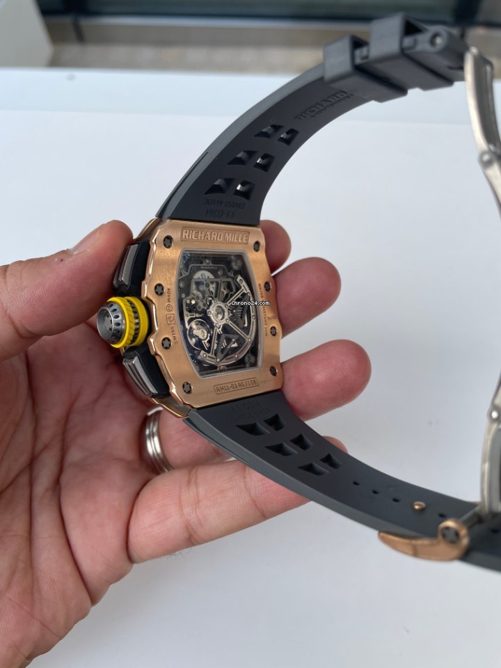 Richard Mille RM 011 Mens watch Unisex Automatic Mon-00636 Replica 4