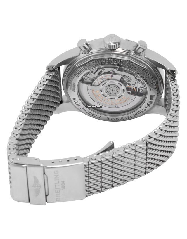 IMG_9081 Breitling Transocean Chronograph Mens watch Unisex Automatic Steel AB015212.BF26.154A Replica 4