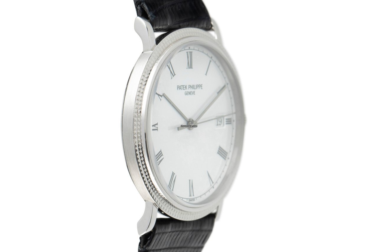IMG_9081 Patek Philippe Calatrava Mens watch Unisex Quartz White gold 3944 Replica 4