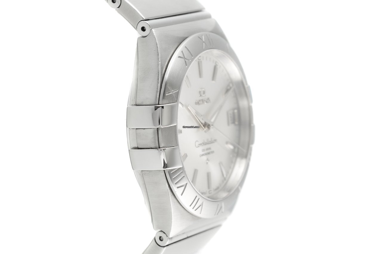 Omega Constellation Men Mens watch Unisex Automatic Steel 123.10.38.21.02.001 Replica 4