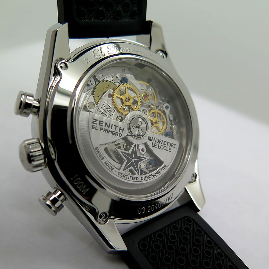 Zenith El Primero Chronomaster Mens watch Unisex Automatic Steel 03.2040.4061 69.R576 Replica 4