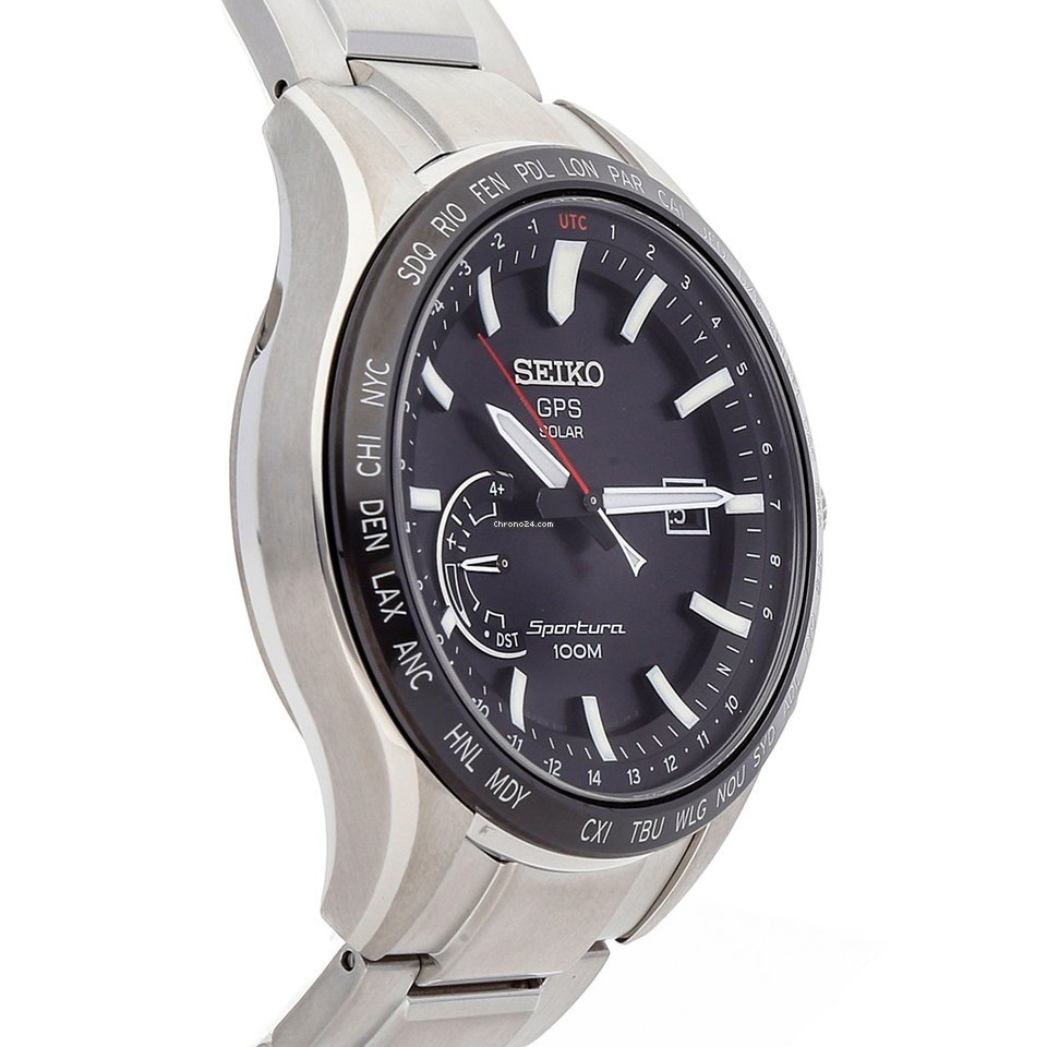 IMG_9081 Seiko Sportura Mens watch Unisex Quartz Steel SSF003 Replica 4