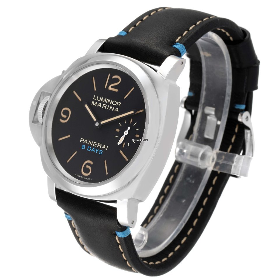 Panerai Luminor Marina 8 Days Mens watch Unisex Manual winding Steel PAM00796 Replica 4
