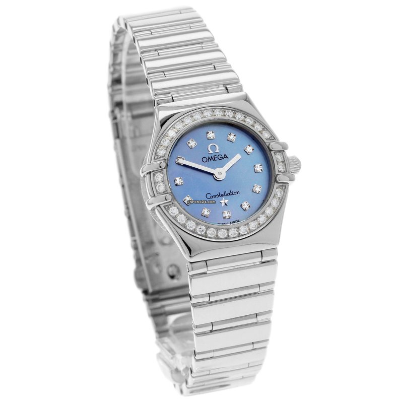 IMG_9081 Omega Constellation Ladies Womens watch White gold 1165.77.00 Replica 4