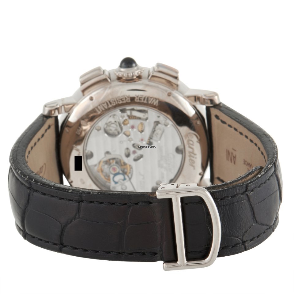 IMG_9081 Cartier Rotonde de Cartier Mens watch Unisex Manual winding White gold W1556051 Replica 4
