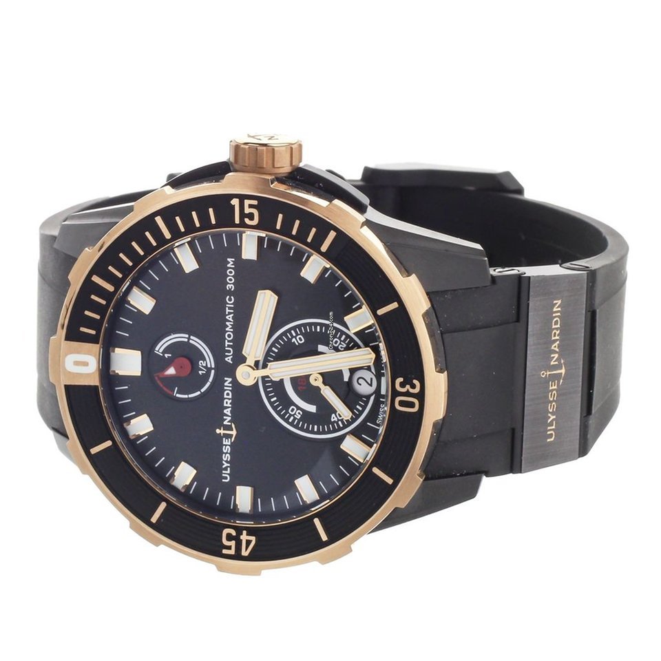 IMG_9081 Ulysse Nardin Mens watch Unisex Automatic Titanium 1185-170 BLACK Replica 4