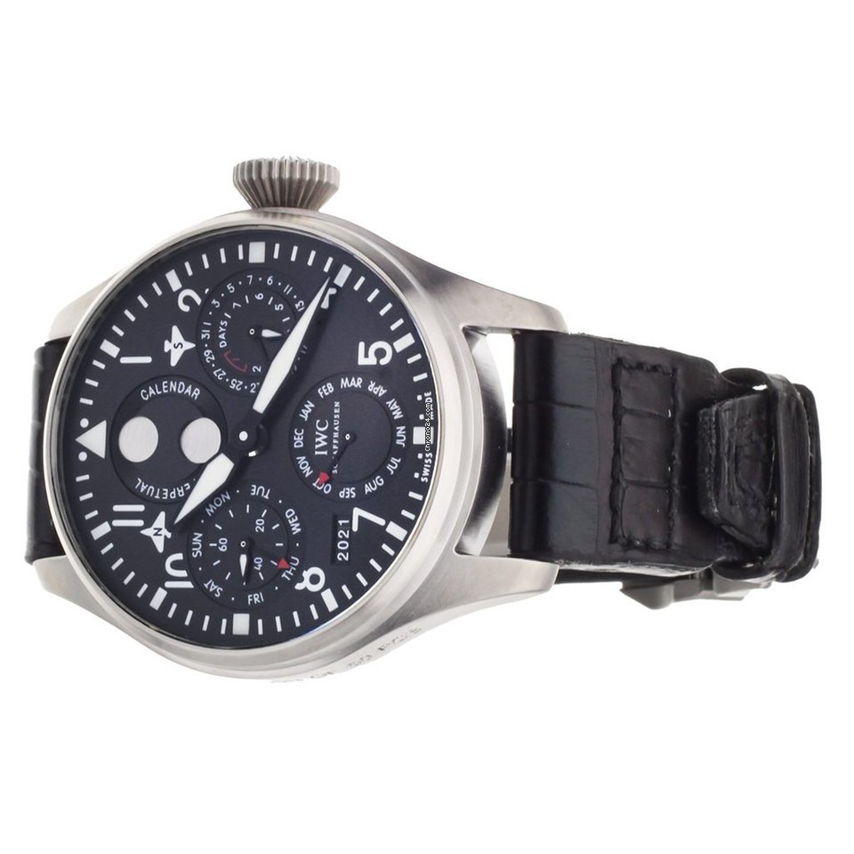 IWC Big Pilot Mens watch Unisex Automatic Titanium IW502606 Replica 4