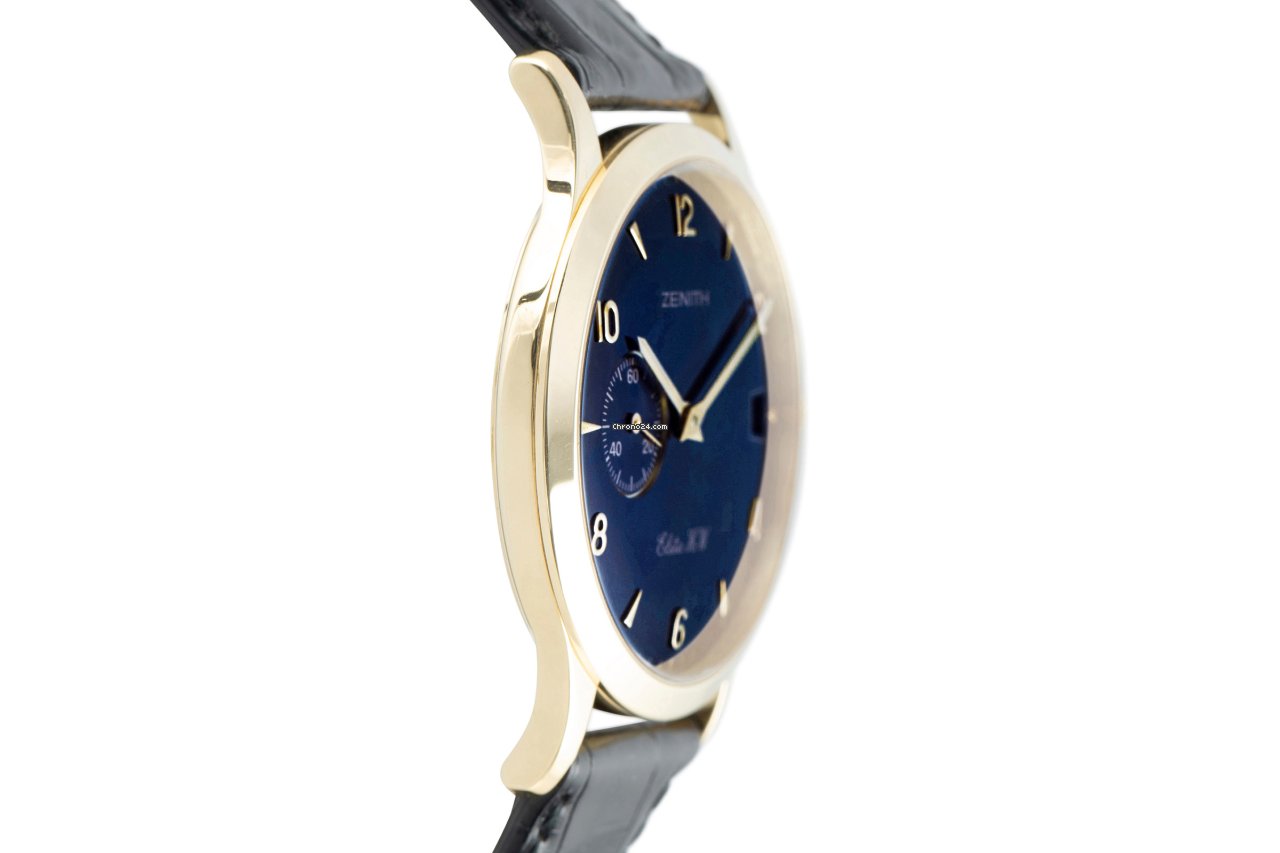 IMG_9081 Zenith Elite Mens watch Unisex Manual winding Yellow gold 30.1125.650 Replica 4