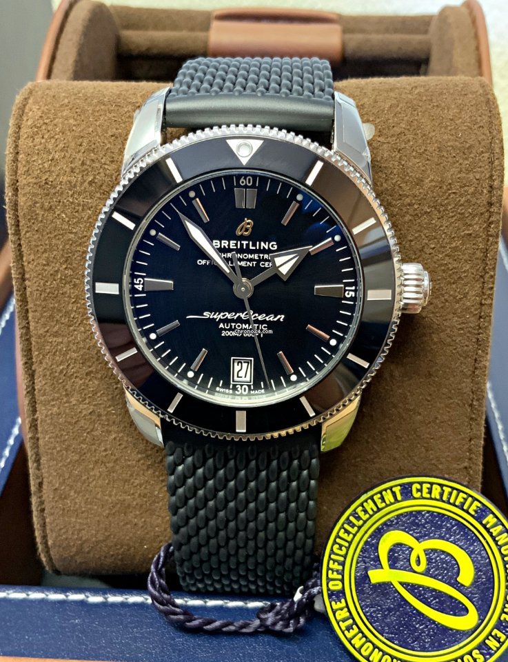 IMG_9081 Breitling Superocean Heritage II 42 Mens watch Unisex Automatic Steel AB2010121B1S1 Replica 4