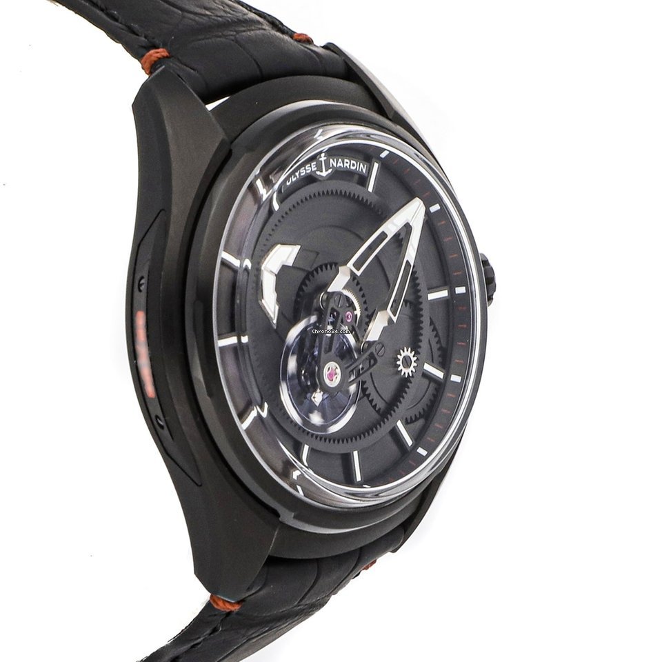 IMG_9081 Ulysse Nardin Freak Mens watch Unisex Automatic Titanium 2303-270 BLACK Replica 4
