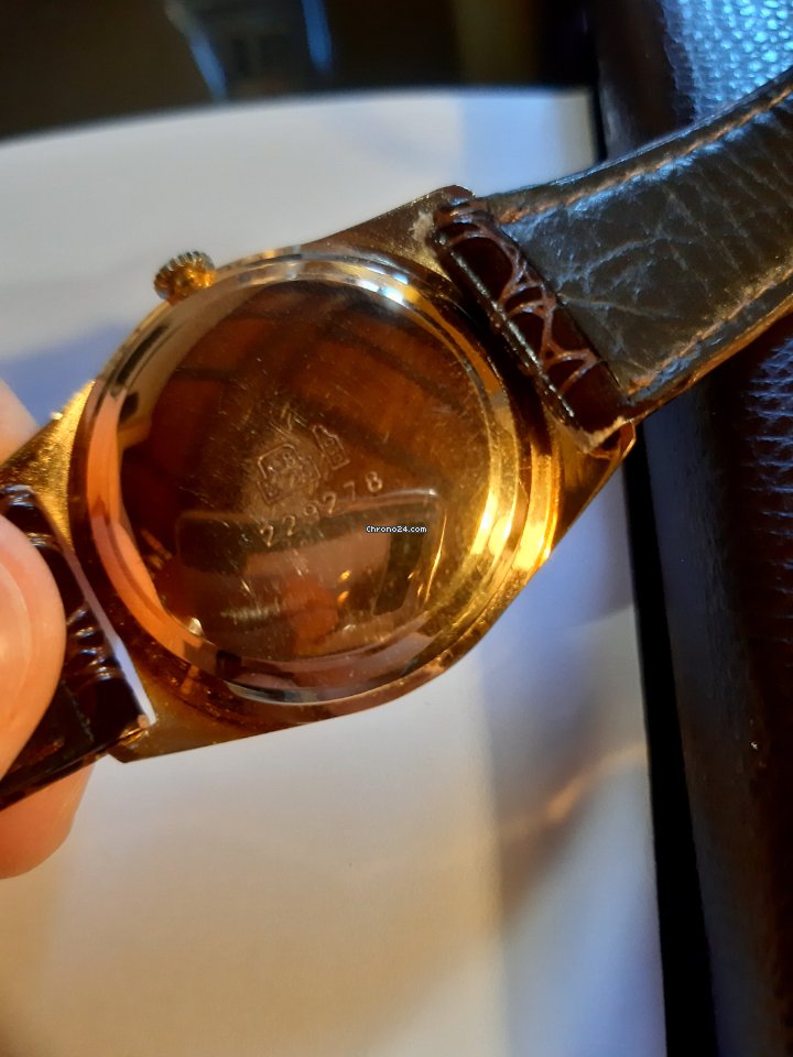 IMG_9081 Baume & Mercier Mens watch Unisex Automatic Yellow gold 229278 sul fondello. Replica 4