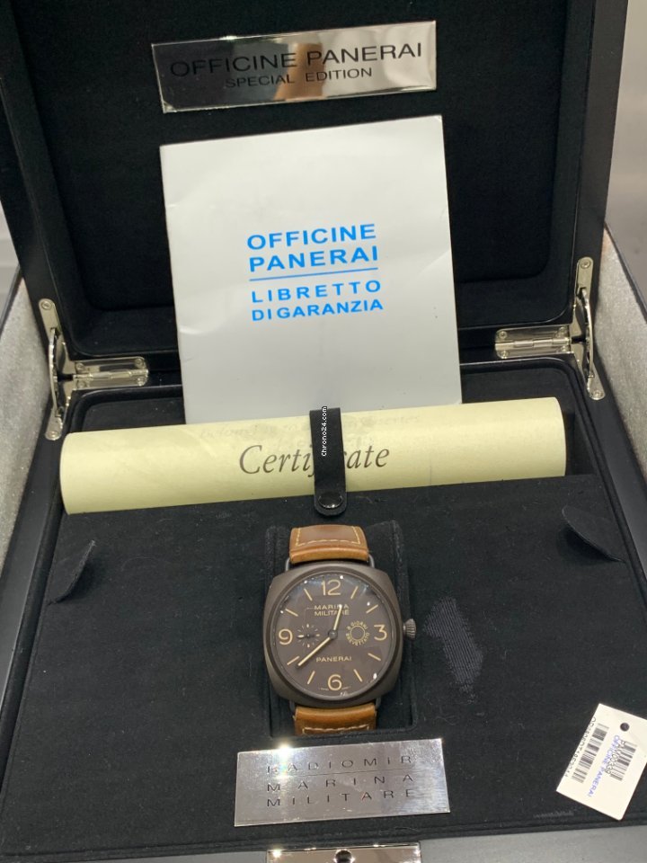 Panerai Special Editions Mens watch Unisex Manual winding Ceramic PAM 00339 Replica 4