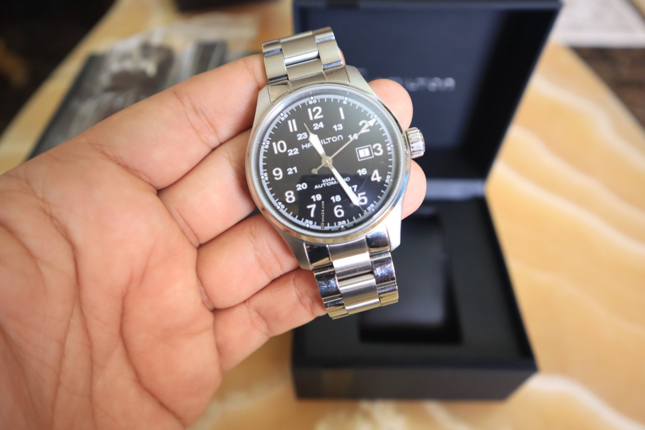 Hamilton Khaki Field Mens watch Unisex Automatic Steel H70625133 Replica 4