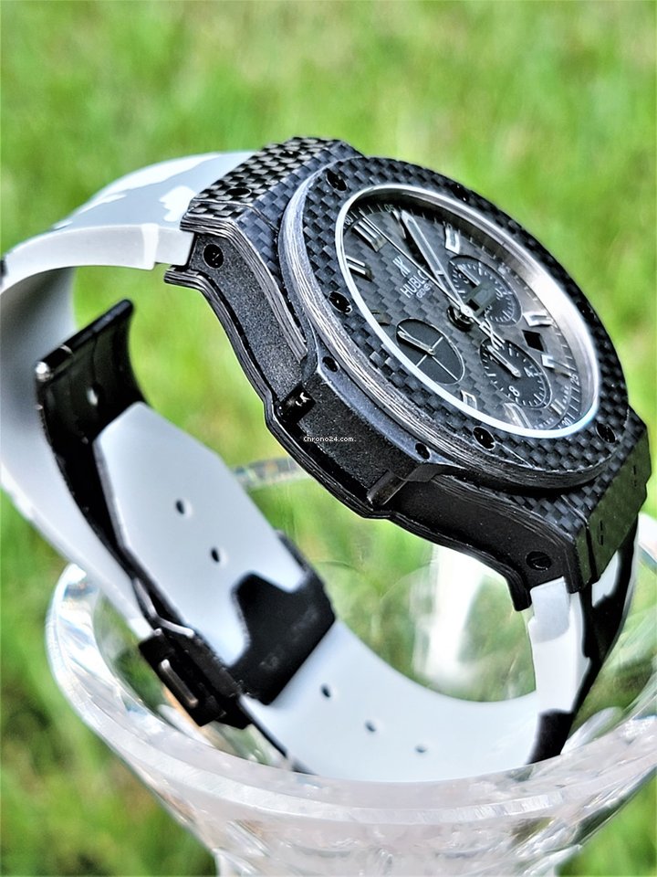 Hublot Big Bang 44 mm Mens watch Unisex Automatic Carbon 301.QX.1724.RX Replica 4
