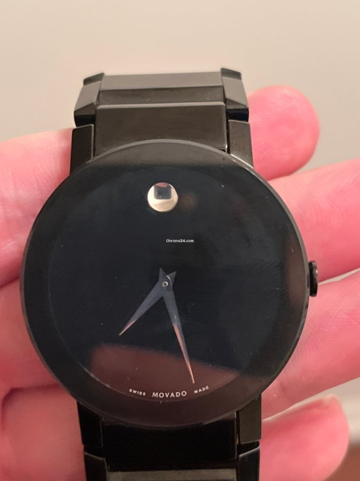 IMG_9081 Movado Sapphire Mens watch Unisex Automatic Steel 0607179 Replica 4