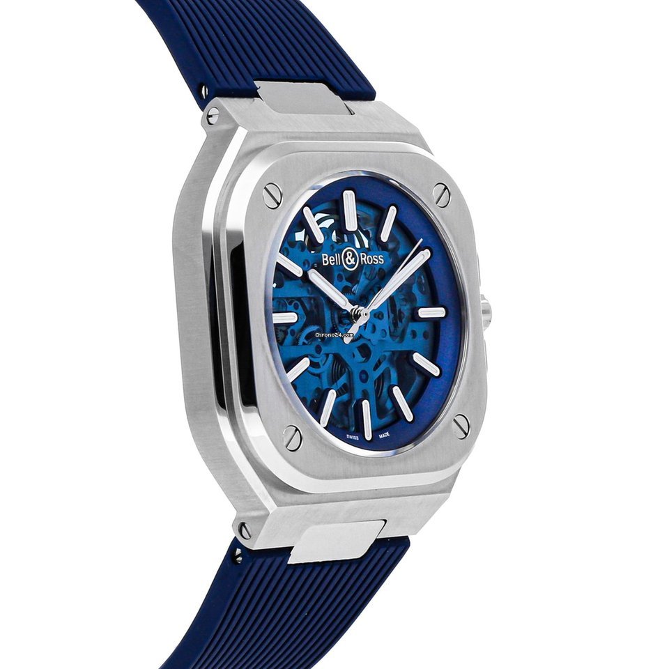 IMG_9081 Bell & Ross BR 05 Mens watch Unisex Automatic Steel BR05A-BLU-SKST SRB Replica 4