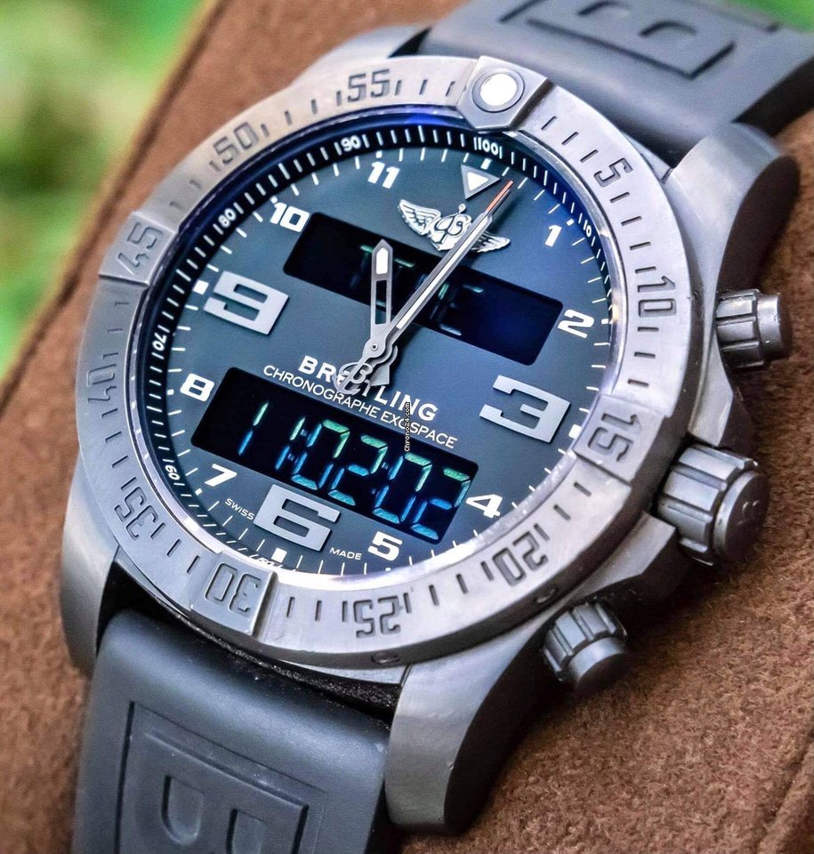 IMG_9081 Breitling Exospace B55 Connected Mens watch Unisex Quartz Titanium VB5510H1 BE45 Replica 4