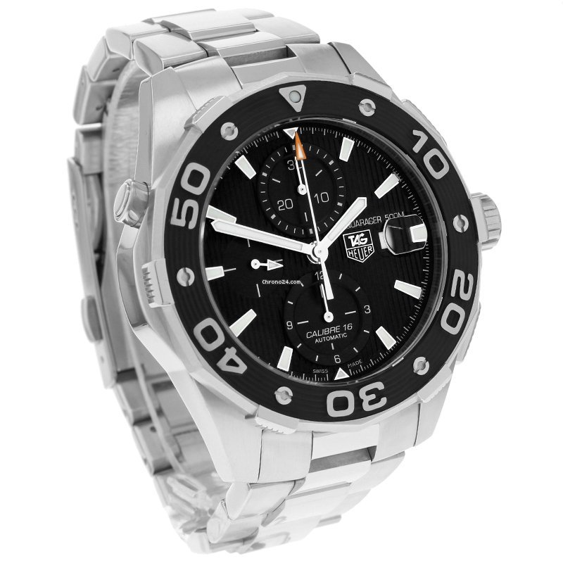 IMG_9081 TAG Heuer Aquaracer 500M Mens watch Unisex Steel CAJ2110.BA0872 Replica 4