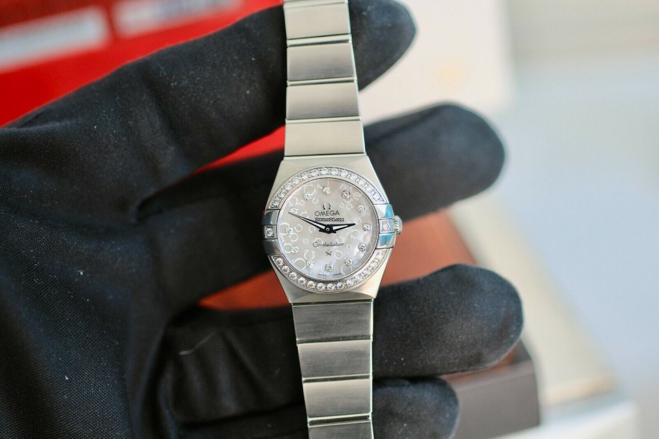 IMG_9081 Omega Constellation Quartz Womens watch Quartz Steel 123.15.24.60.55.005 Replica 4