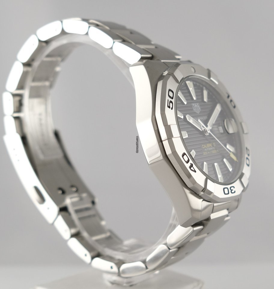 IMG_9081 TAG Heuer Aquaracer 300M Mens watch Unisex Automatic Steel WAY 2010 Replica 4