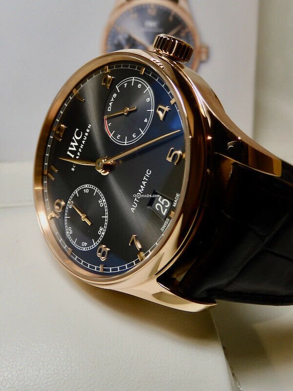 IMG_9081 IWC Portuguese Automatic Automatic Rose gold IW500702 Replica 4